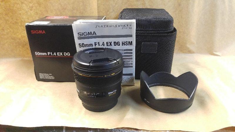Sigma 50mm For Canon DSLR AF