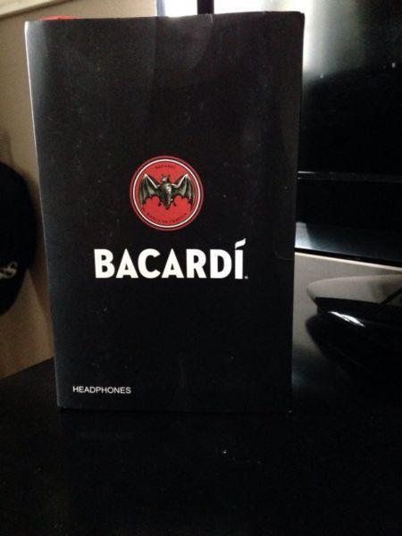 Bacardi exclusive black headphones!!! Only 25$!!!