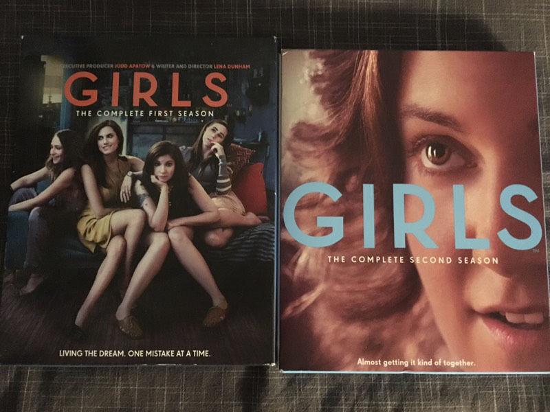 Girls Seasons 1 & 2 on blu-ray
