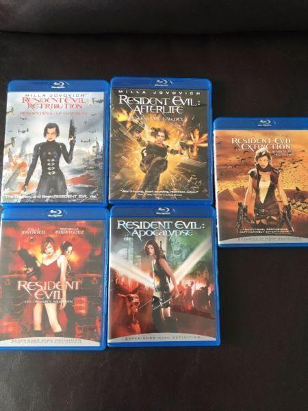 Resident Evil 1-5 Blu-Ray