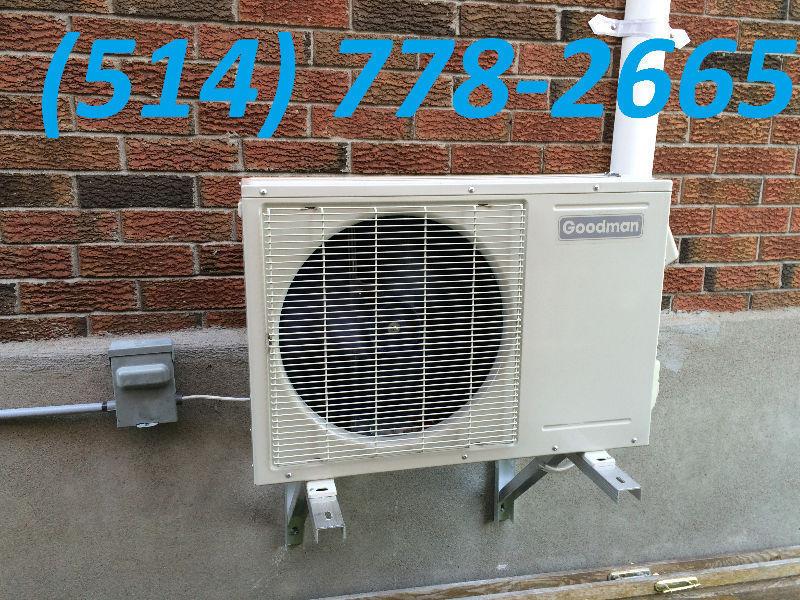 CLIMATISEUR, AC, THERMOPOMPE, HEAT PUMP, FURNACE