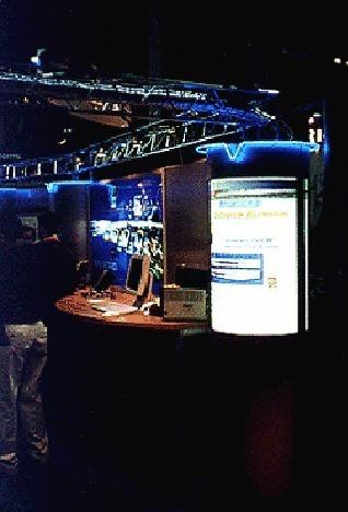 TRADE SHOW TOWERS BACKLIT+ TOP NEONS - 2 UNITS