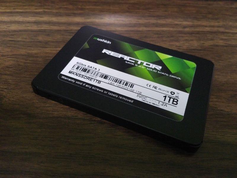 SSD 1000GB / 1TB / Très peu utilisé / Mushkin Reactor /