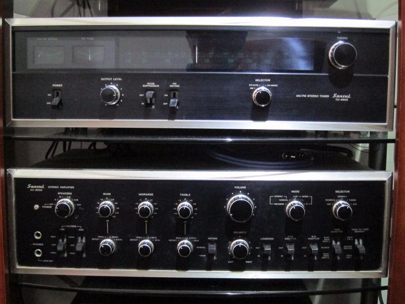 Amplificateur Amplifier Sansui AU-9500 & Tuner AM/FM TU-9500