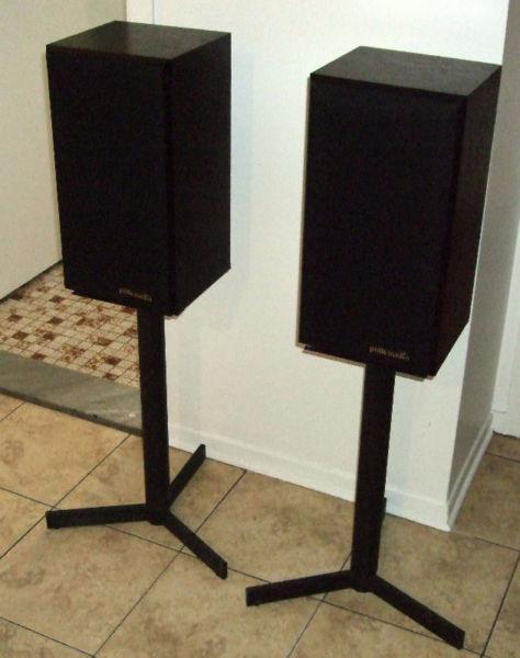 Polk Audio M4.5 Speakers with Stands