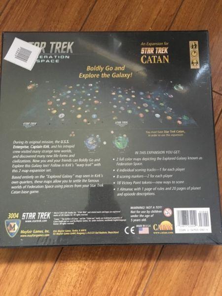 A two map expansion for Star Track Catan