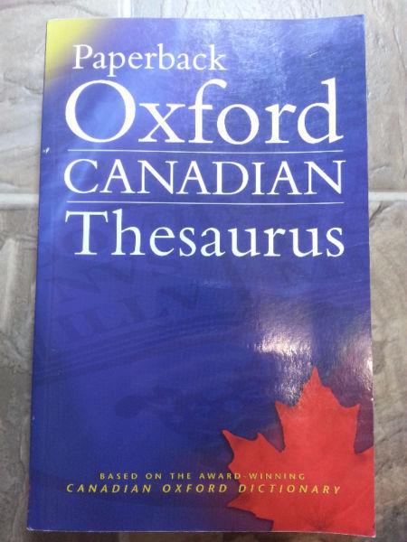 Oxford Canadian Thesaurus - Katherine Barber