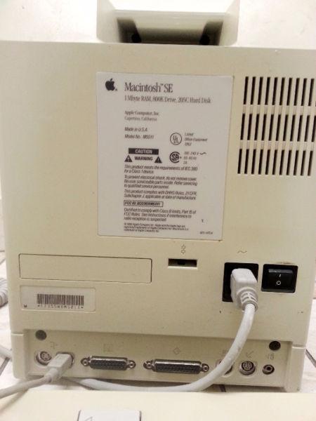 Macintosh SE Fonctionne Works