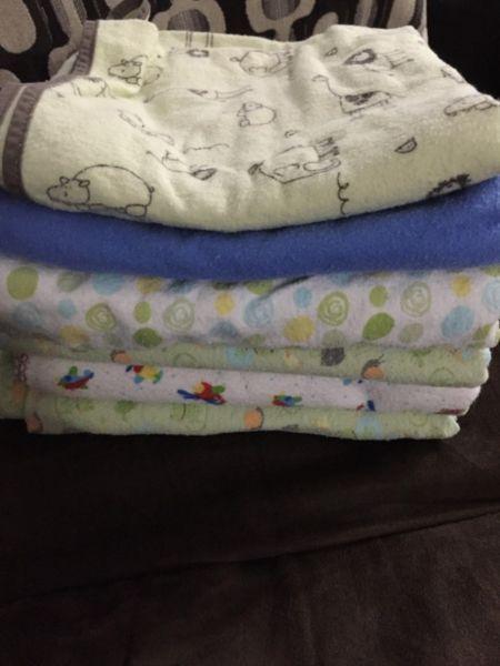 6 receiving blankets for $5