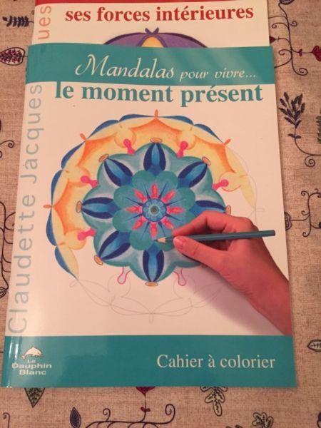 Cahiers à colorier. // Mandalas colouring books