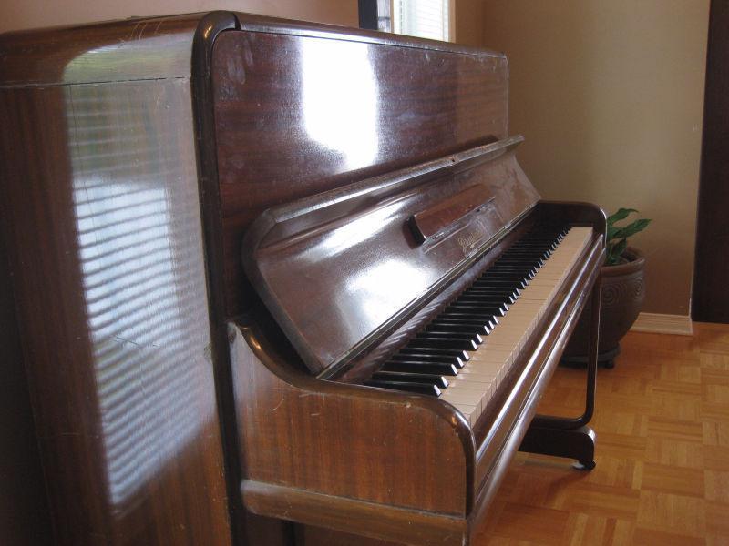 Brunswick upright piano