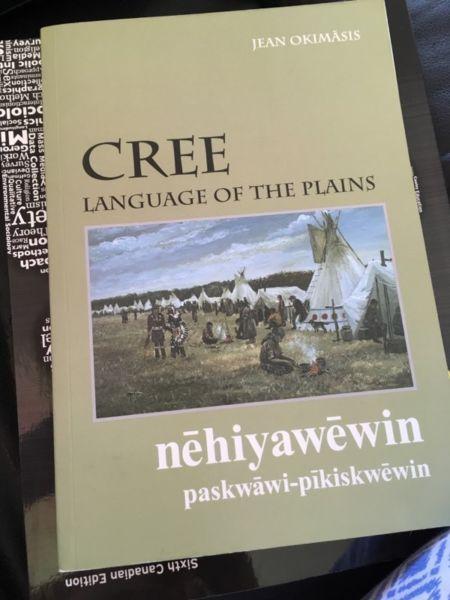 Cree language of the plains
