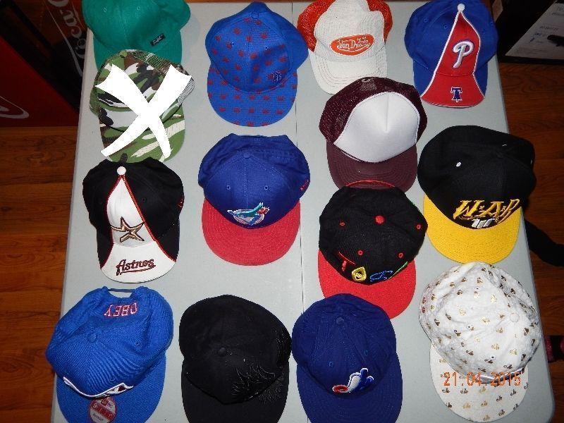 Casquettes neuves pour ado