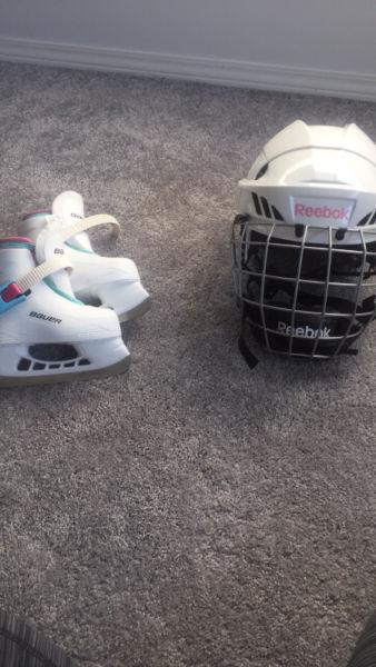 Brand new skates and helmet