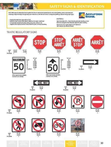 TRAFFIC SIGNS - STOP SIGNS - REGULATORY SIGNS