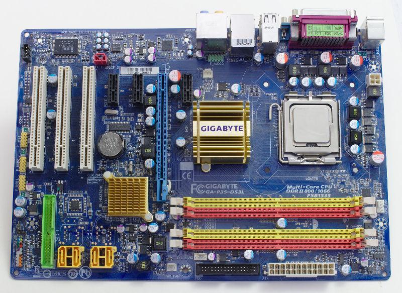 Intel E2180 2GHz CPU and Gigabyte LGA775 motherboard AS-IS