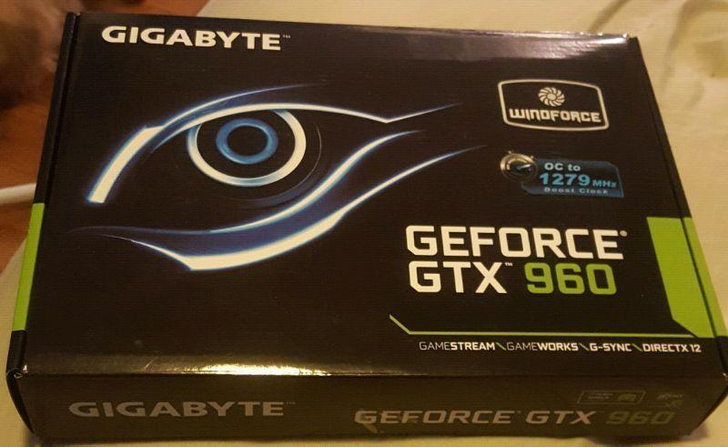 Two 2gb gigabyte gtx 960 graphics cards
