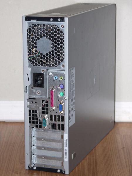HP dc7800 SFF Desktop PC Core2Duo E8400 3GHz DVDRW 4GB RAM 160GB