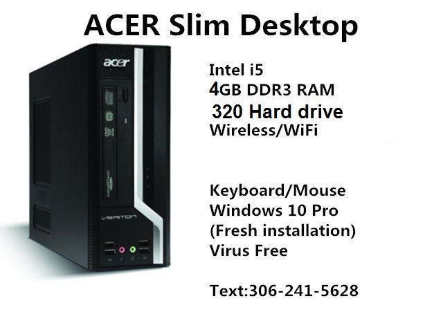 Acer Desktop Intel i5 3.2GHz Windows 10 Wireless/WiFi