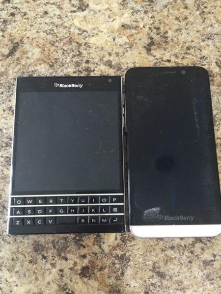 Blackberry passport and z30 for sale or trade