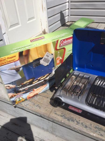 Coleman camp stove/grill