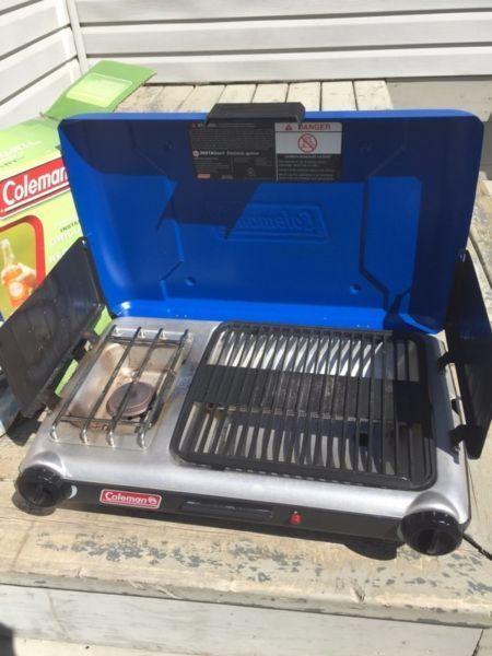 Coleman camp stove/grill