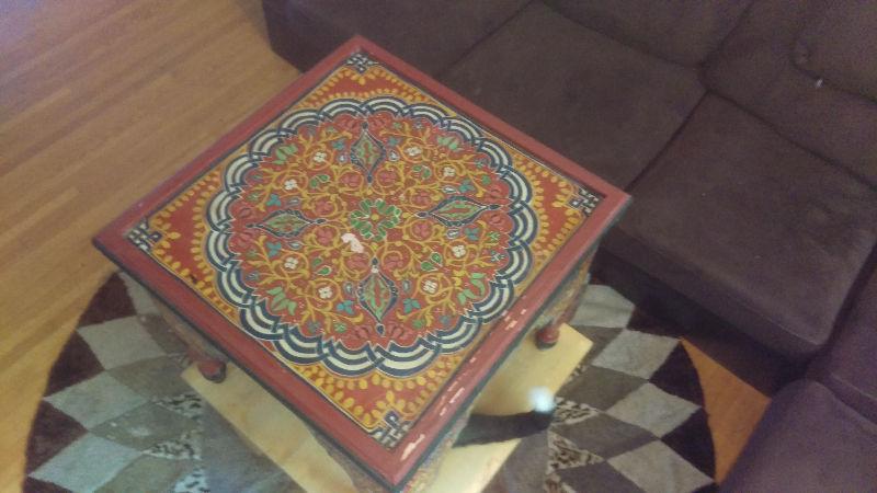Morocco-made Hand-painted table (selling for 80$, bought 530$)