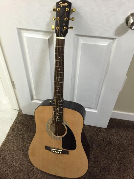 Squier Acoustic Guitar- MOVING!!!