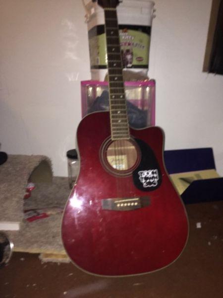 Toon town acoustic guitar
