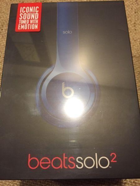 Brand new sealed beats solo 2's (blue)