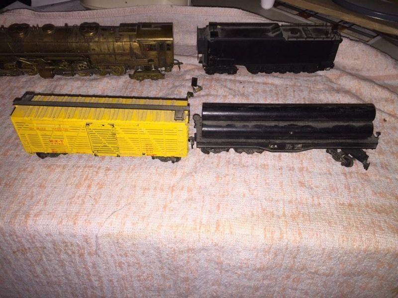 Really old model trains and supplies