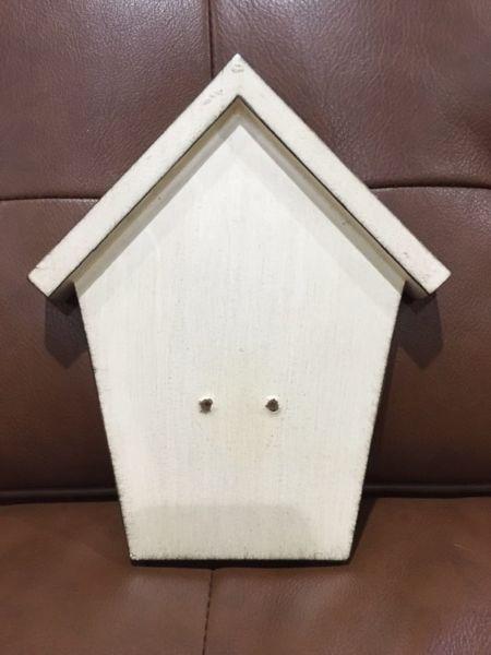 Wooden Birdhouses - Wall Hook Base or DIY Project