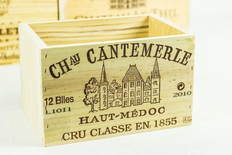 Wedding Table Centre Pieces - Re-sized French Wine Crates