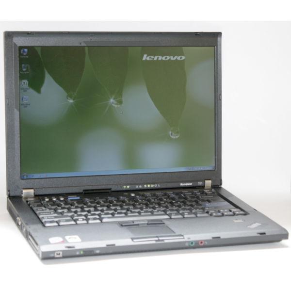 Lenovo Laptop T61 Core2 Duo DVD/CDRW 2GB RAM 60GB HDD WiFi 15.4