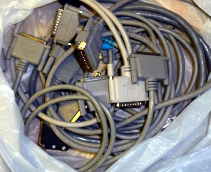 Computer cables & adapters: parallel, serial, SCSI, KVM, BNC