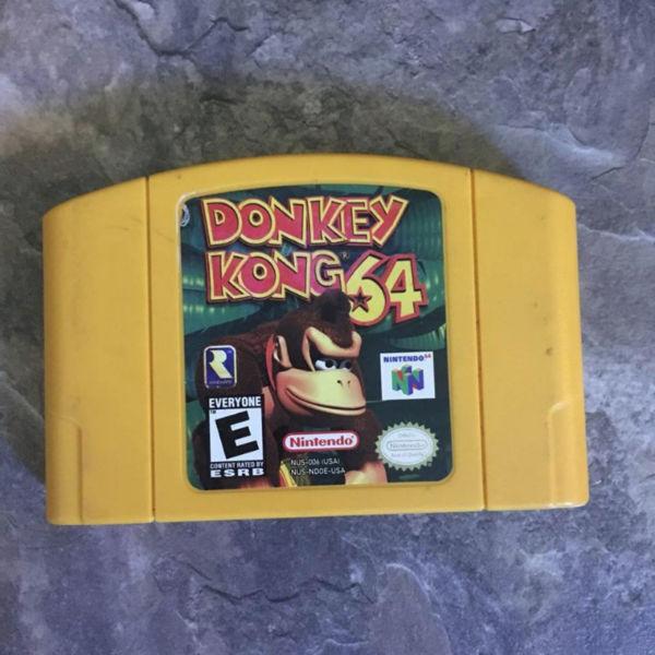 Donkey Kong 64 in Excellent Condition for Nintendo 64