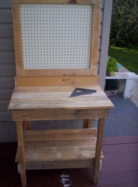 kids work bench 30 inches wide by 5 feet high