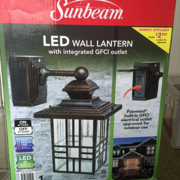 New LED Outdoor Wall Lantern