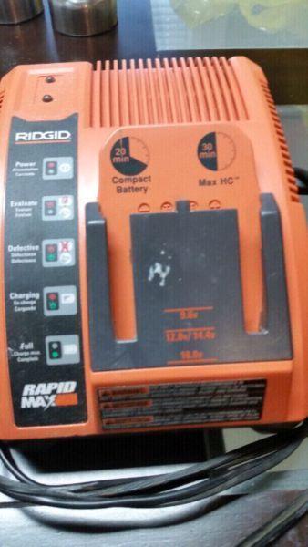 Ridgid Charger Like New Sell for over 100 Selling for only 45
