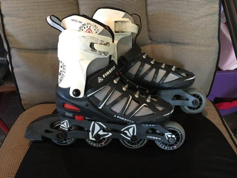 Brand new firefly roller skates boys size 5.5