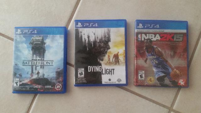 PS4 Games - Star Wars Battlefront and NBA 2K15