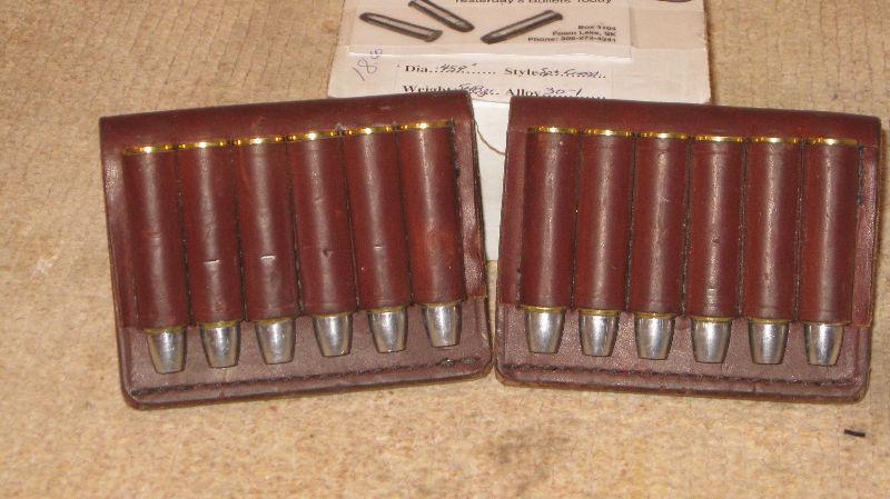 Cartridge Belt Slide Carrier 45 Caliber Straight Wall