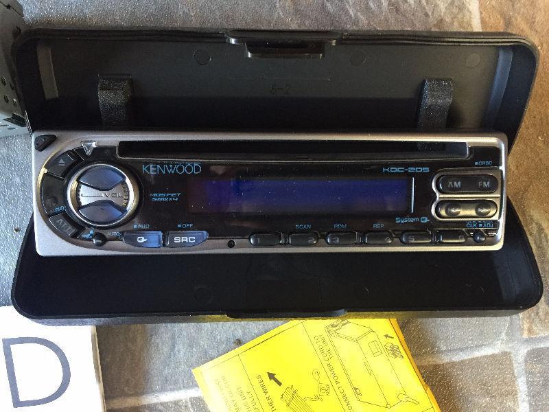 kenwood car stereo cd player