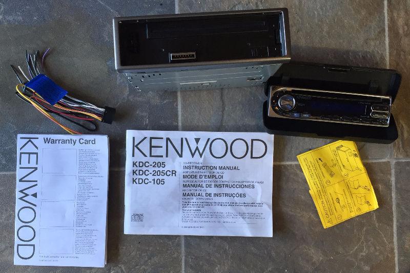 kenwood car stereo cd player