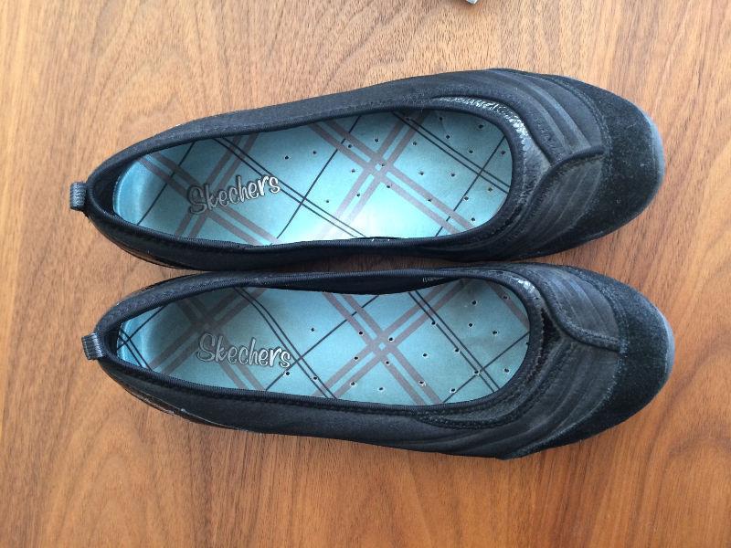 SKECHERS Leather/ textile women shoe