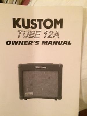 For Aspiring Musicians! Kustom Tube 12A Practice Amplifier