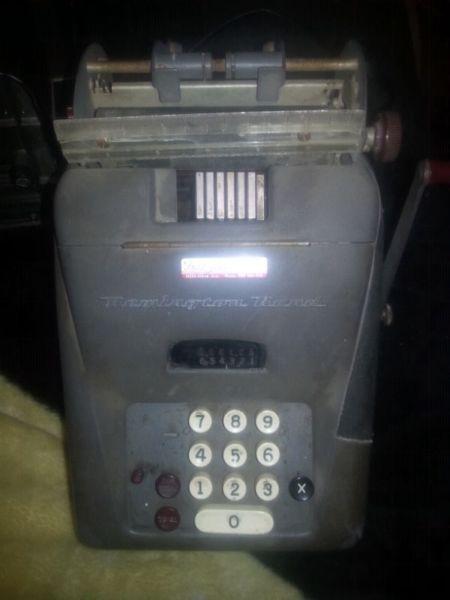 Remington Rand Adding Machine used by Fred Jenkins Ltd