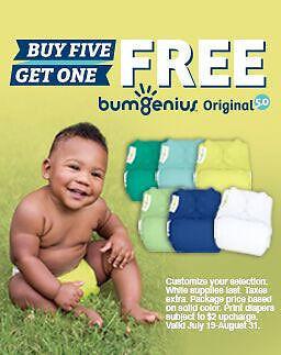 Buy 5 bumGenius 5.0, get 1 FREE!