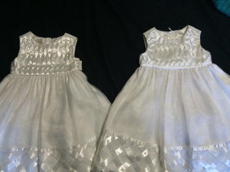 Gorgeous flower girl dresses for twins - size 2