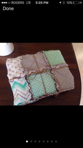 Custom rag quilts and baby blankets